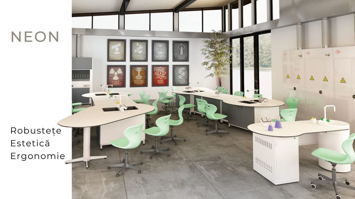 Laborator chimie Neon Matte