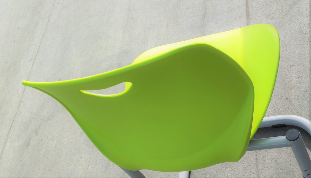 Scoica verde Jolly Lime -scaun reglabil ergonoic MATTE GLISS