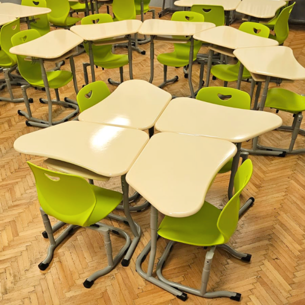 Set de masa modulara si scaun ergonomic reglabile Matte ecta Gliss