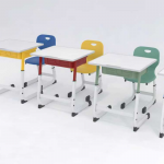 Set de mobilier scolar reglabil Matte Quad