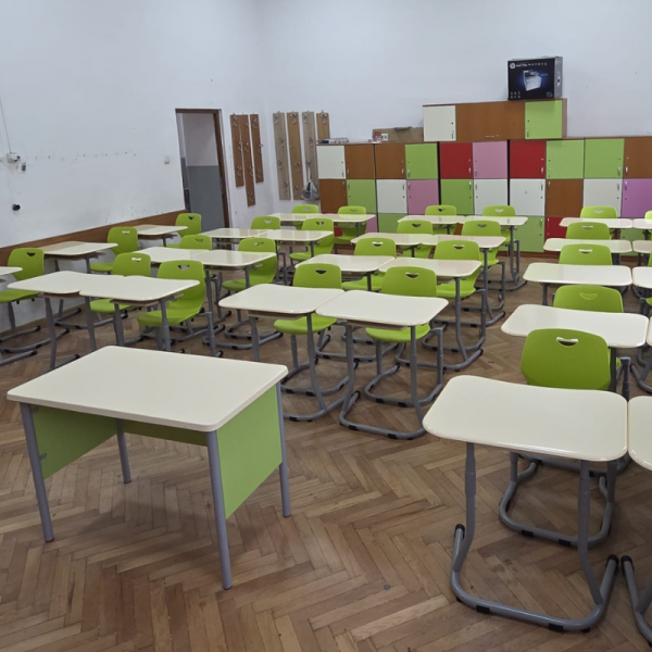 Set de mobilier reglabil modular premium ECTA GLISS - dreptunghiular