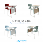 Set de masa si scaun ergonomic Matte Studia - imagine 2