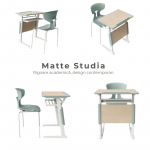 Set de masa si scaun ergonomic Matte Studia - imagine 4