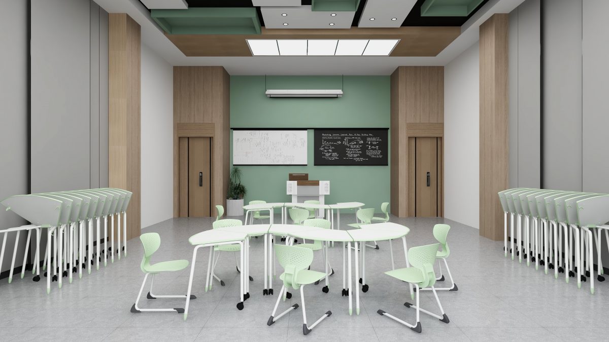 Set de masa si scaun reglabile Matte ClassFlip - clasa